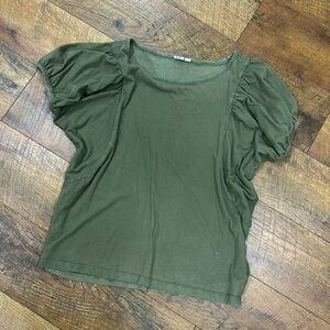 Gap Puff Sleeve Tee - Medium